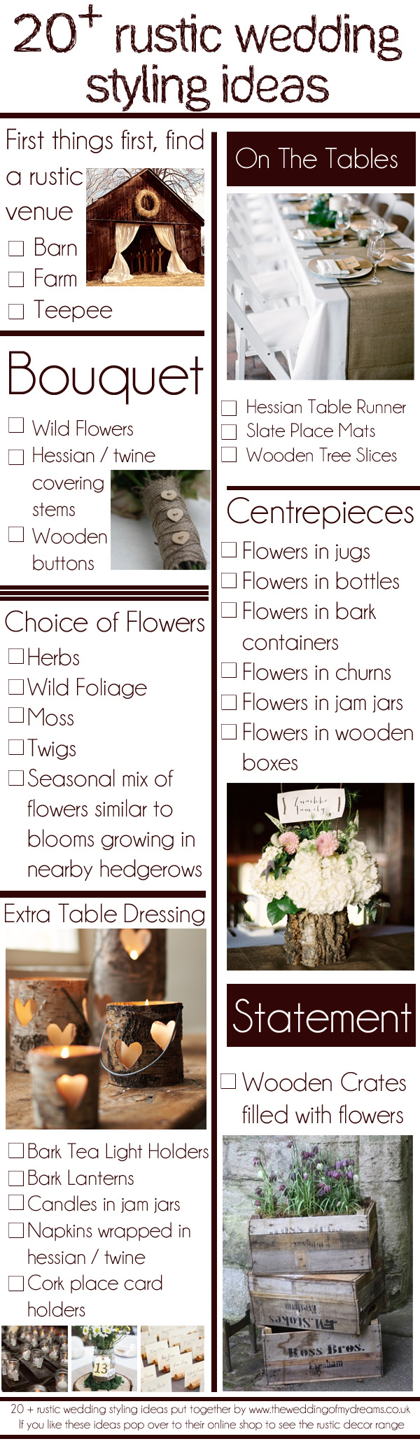 6 Wedding Checklist Templates for Rustic, Beach and ...