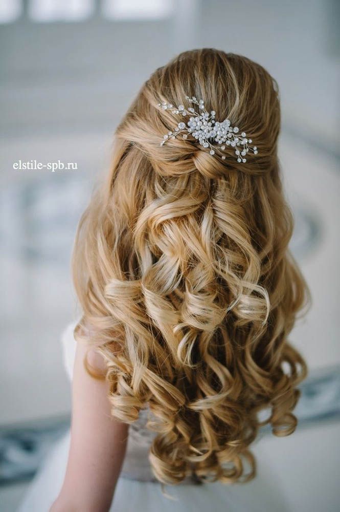 Half Up Half Down Wedding Hairstyles