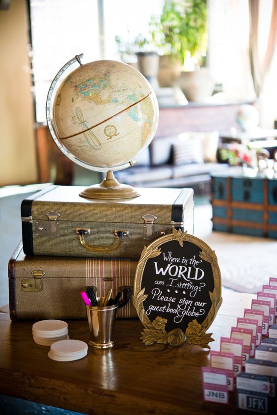 30 Travel Themed Wedding Ideas You'll Want To Steal | Deer Pearl Flowers