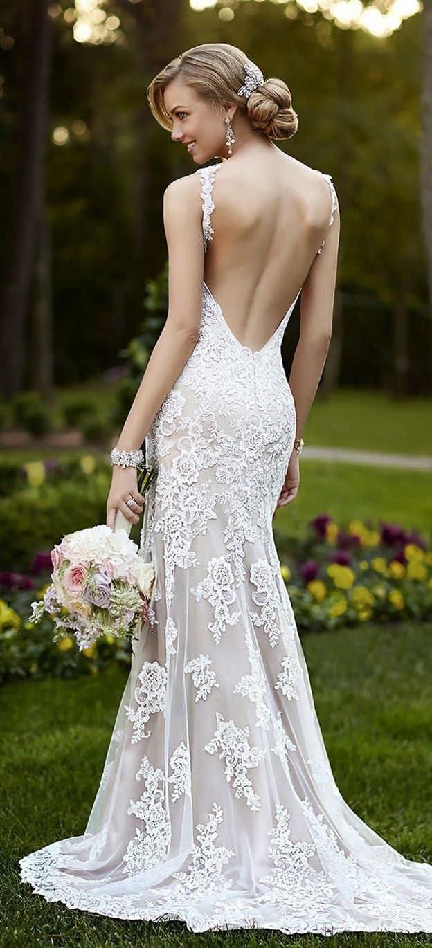 open back wedding dresses