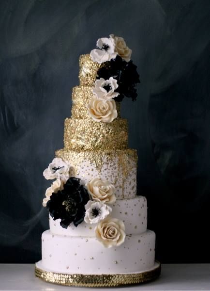 49 Amazing Black and White Wedding Cakes | Deer Pearl Flowers