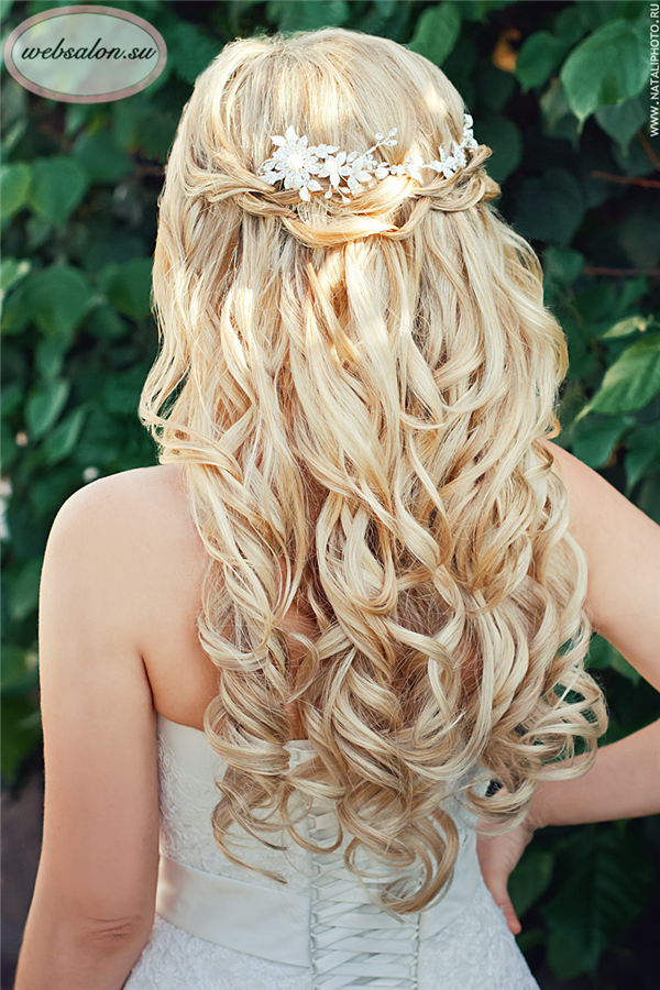 25 Incredibly Eye-catching Long Hairstyles for Wedding | Deer Pearl Flowers
