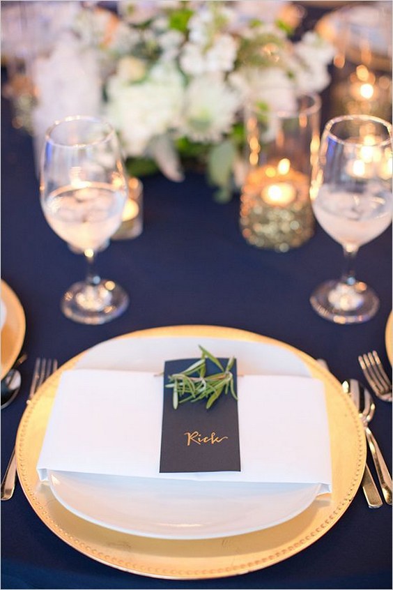40 Pretty Navy Blue and White Wedding Ideas | Deer Pearl Flowers - Part 2