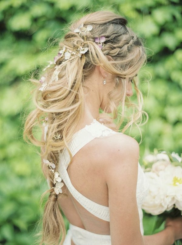 20 Long Wedding Hairstyles with Beautiful Details That WOW! | Deer Pearl  Flowers