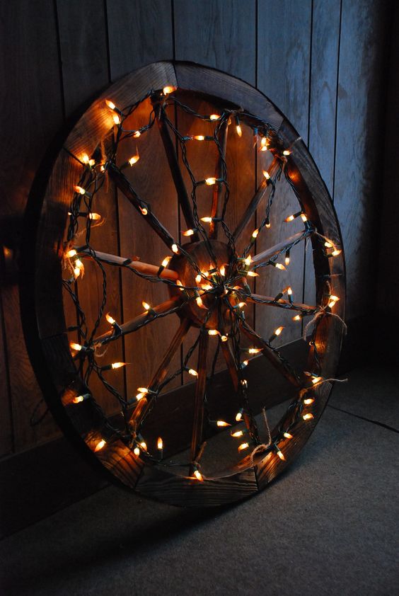 Where can you find rustic wagon wheels for sale?