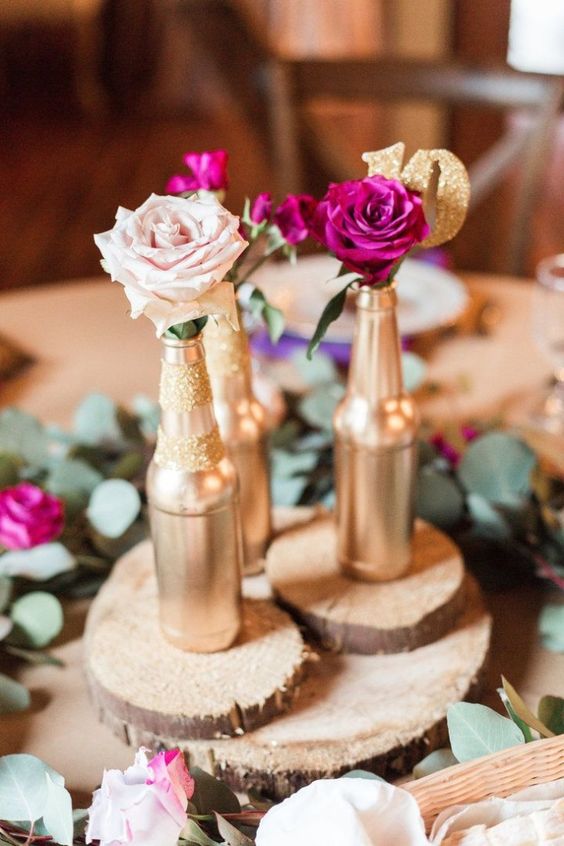 20 Wine Bottle Decor Ideas to Steal For Your Vineyard Wedding | Deer