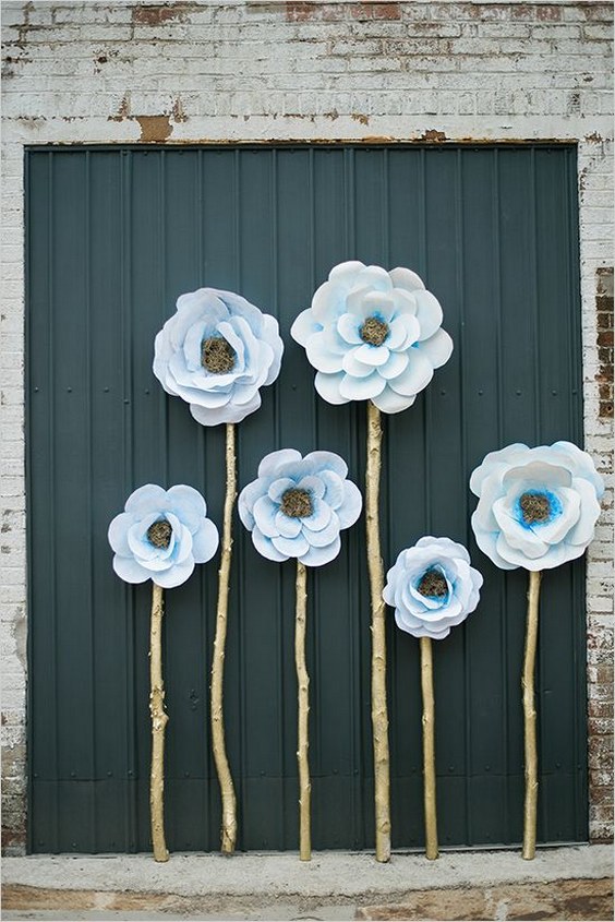 Paper Flower back drop party and wedding decor,home decor Template backdrop 
