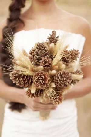 Pinecone Wedding Bouquet Alternatives for the Nature-Loving Bride