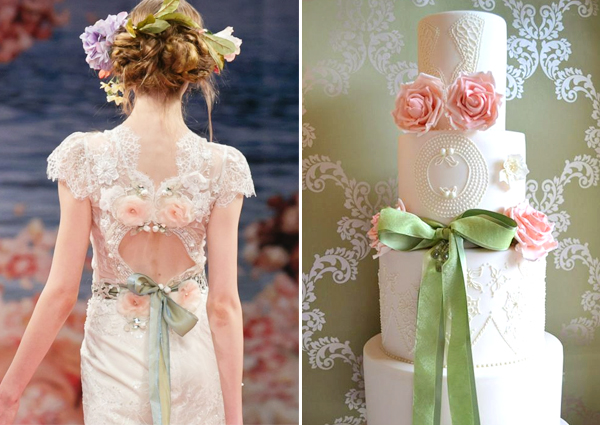 Claire Pettibone Beauty gown inspired cake by Homebaked Heaven