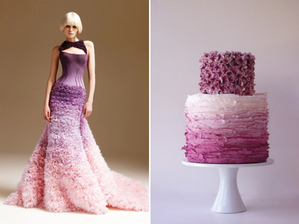 Dress Atelier Versace cake by Maggie Austin