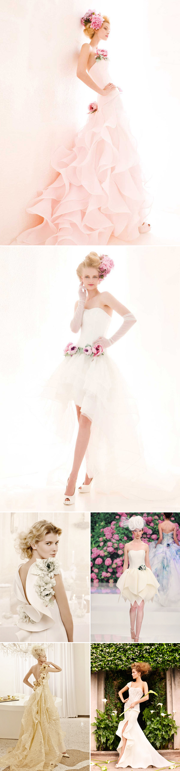 Atelier Aimée Floral Pastel Wedding Dresses