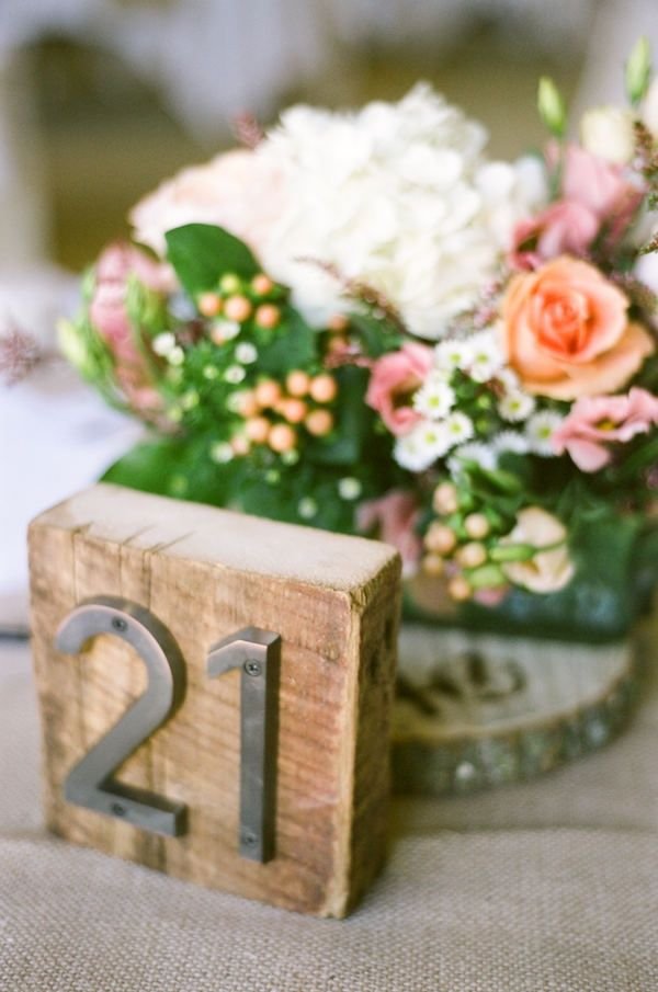 Cute wedding table number ideas