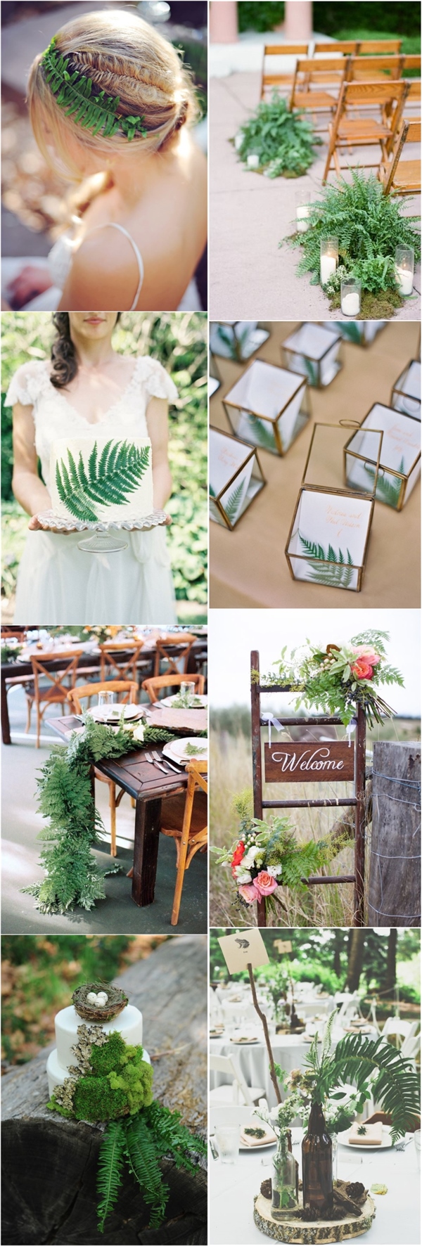 Eco Green Fern Wedding Ideas