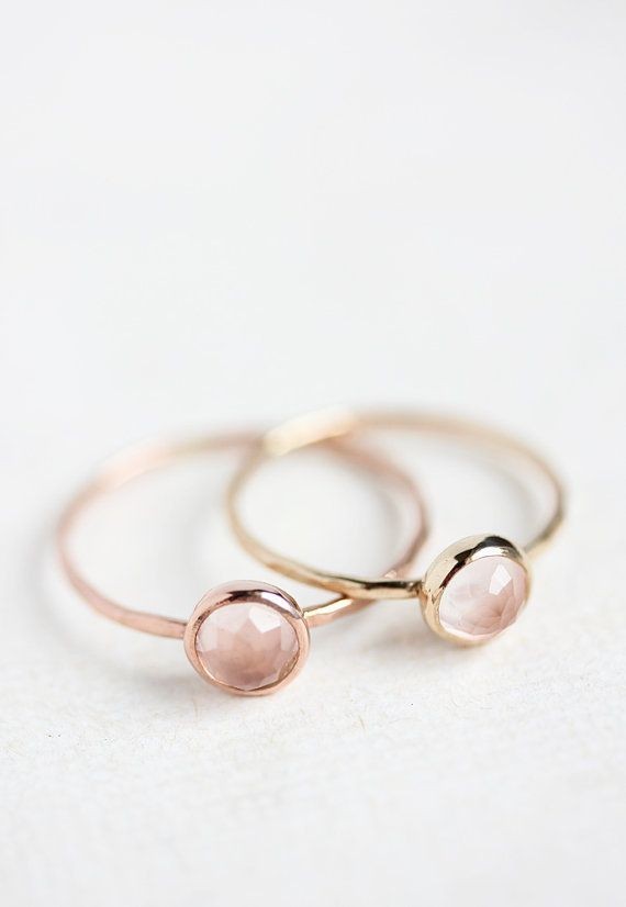 Rose Gold Copper Wedding rings