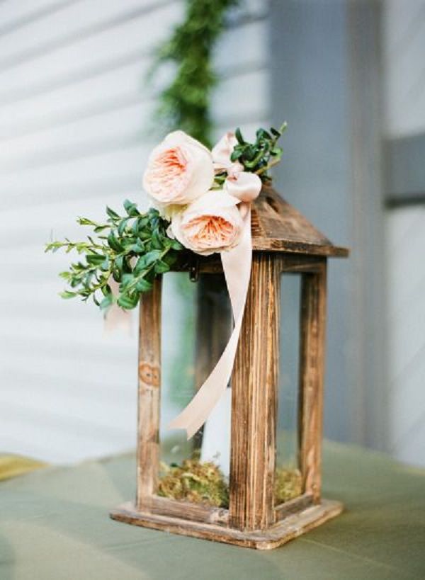 Rustic lanterns wedding decors