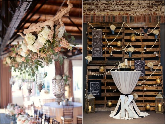 country indoor industrial wedding ideas