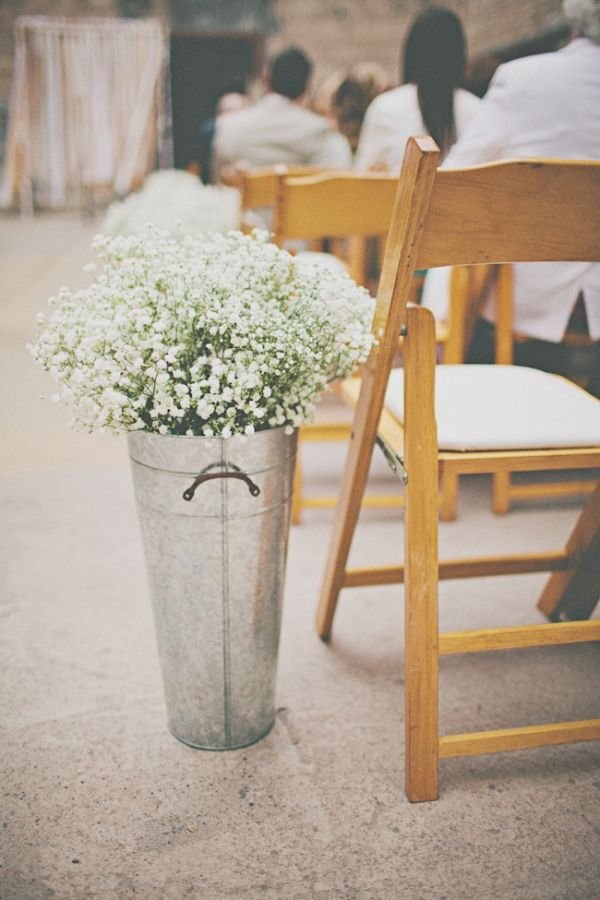 rustic babys breath wedding decor ideas