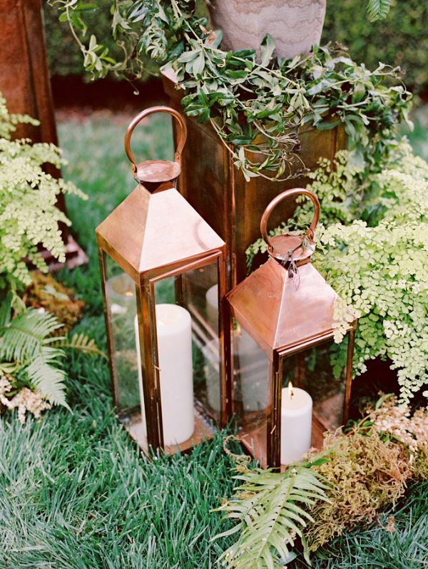 rustic lanterns wedding decor ideas