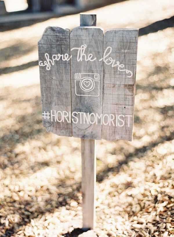 rustic wedding hashtag