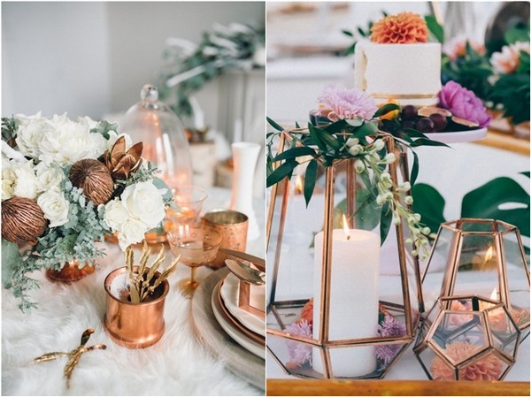 vintage copper wedding ideas