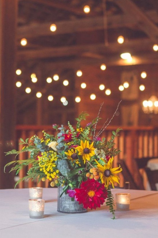 Rustic Chic Wedding Centerpiece Ideas