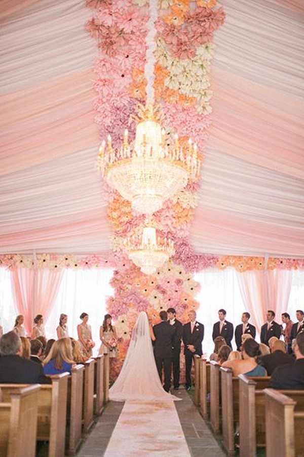 Seriously stunning tented wedding with amazing florals