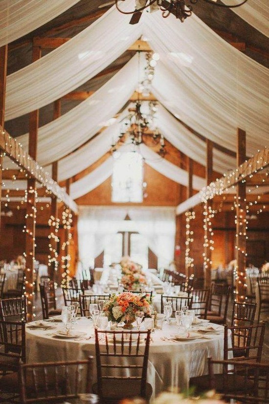 barn wedding reception idea