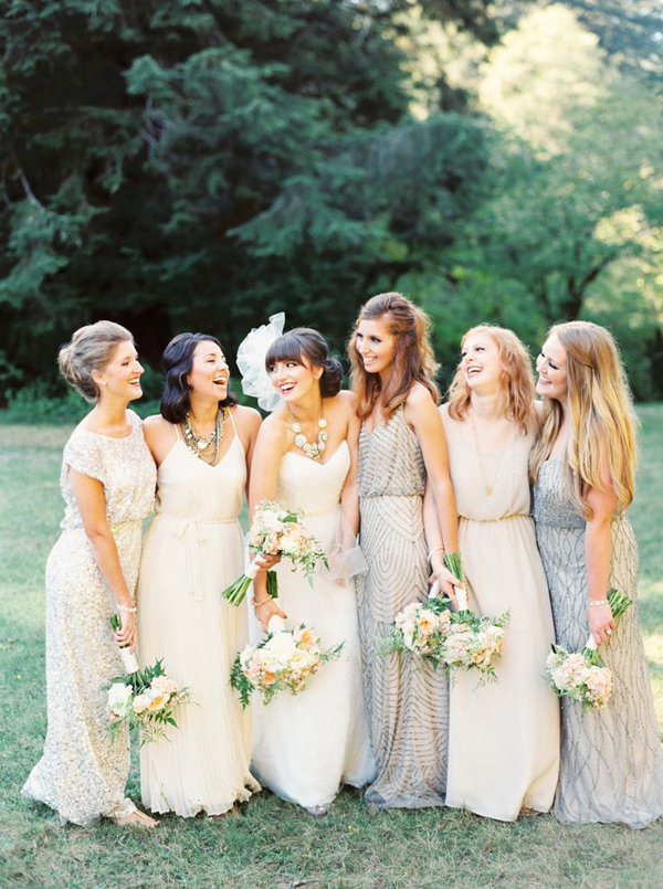 vintage 1920s sparkly dresses for bridesmaids