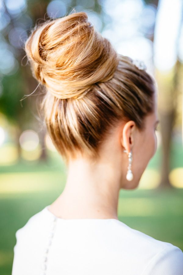 Big bun, perfect amount of sleek and messy