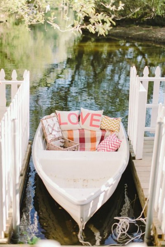 Canoe Wedding Decor