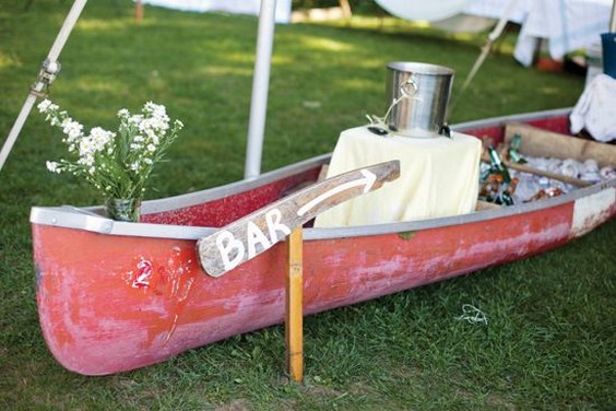 22 Unique Rustic Canoe Wedding Ideas Worth Trying
