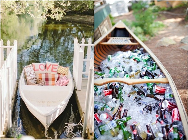 22 Unique Rustic Canoe Wedding Ideas Worth Trying