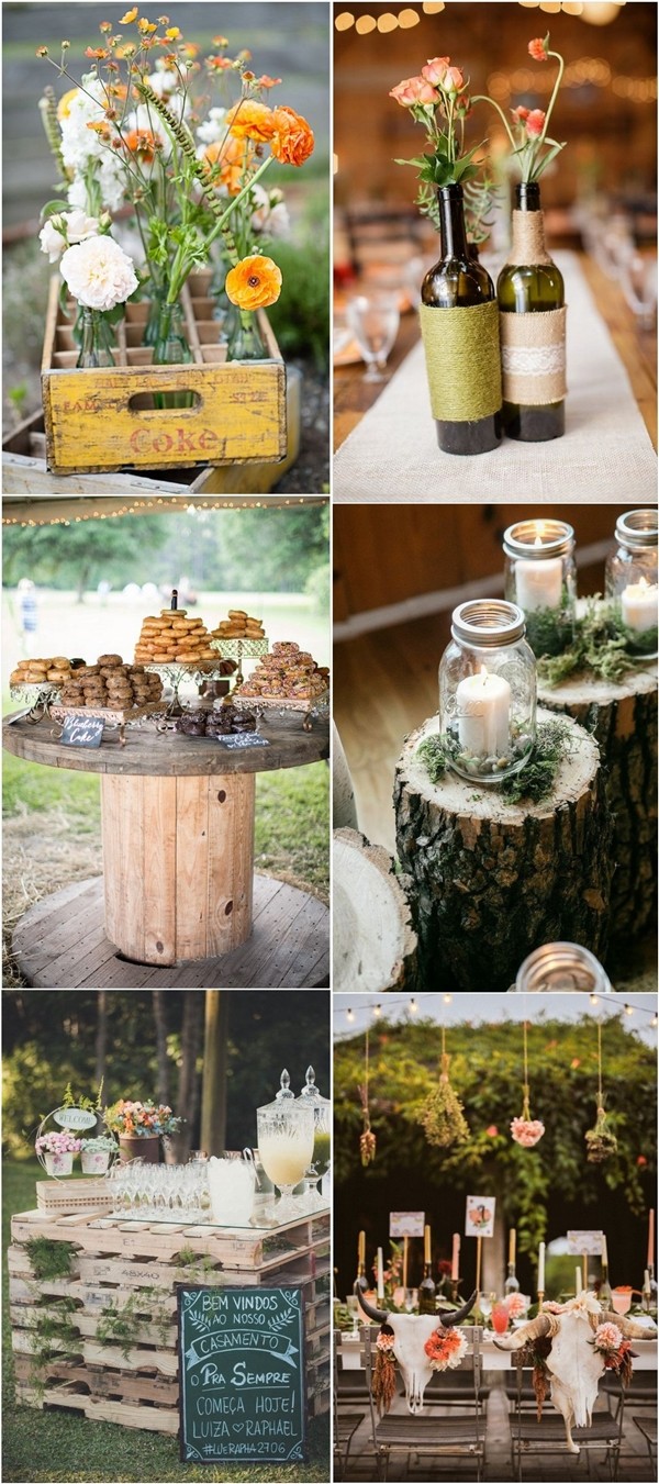 Country Rustic Backyard Wedding Trends & Ideas