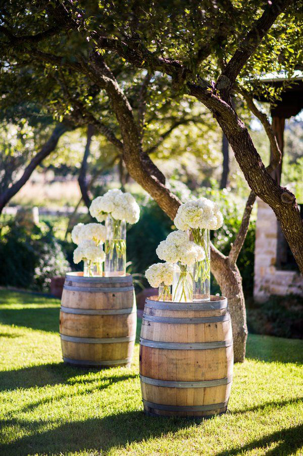 Country Vineyard Wedding Alter Ideas