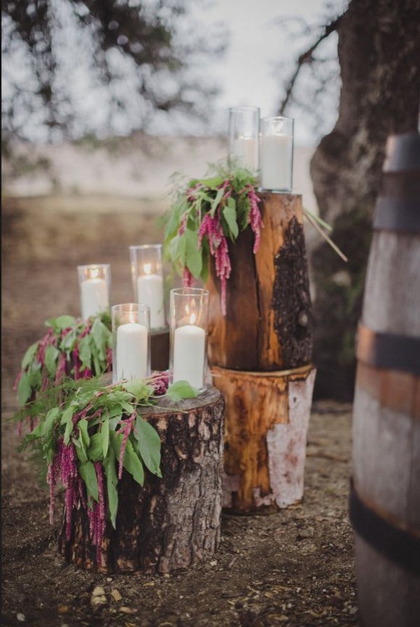 DIY aisle wedding decor