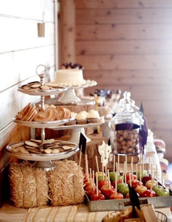 Fall Wedding Food Bars