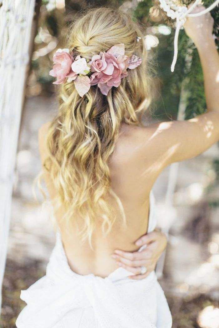 40 Stunning Half Up Half Down Wedding Hairstyles with 