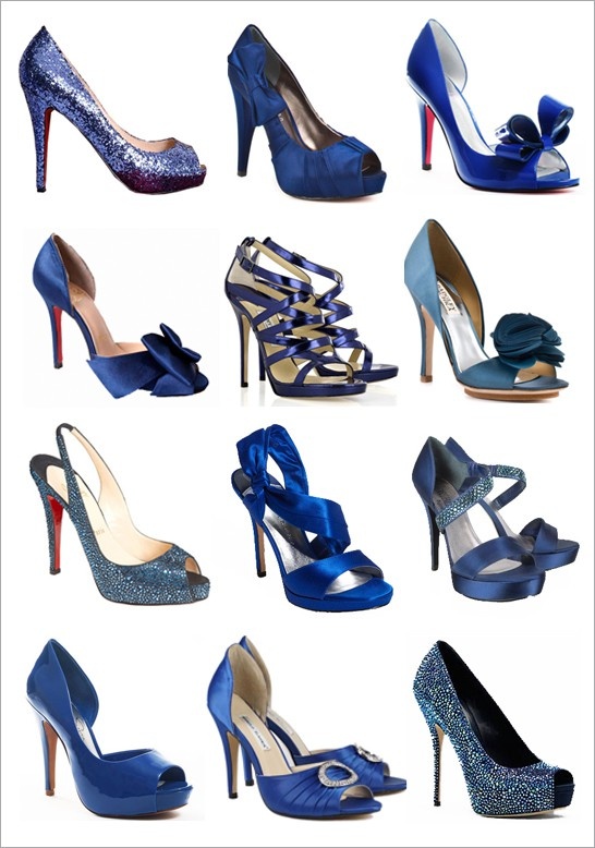 Navy Blue Shoes for Wedding