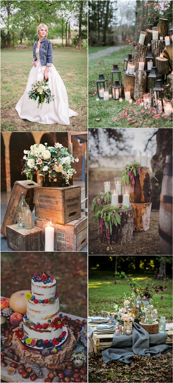 Outdoor Country Rustic Wedding Decor Ideas