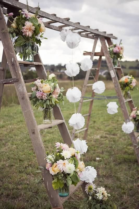 rustic wedding ideas - Rustic Country Outdoor Wedding Arch Ideas