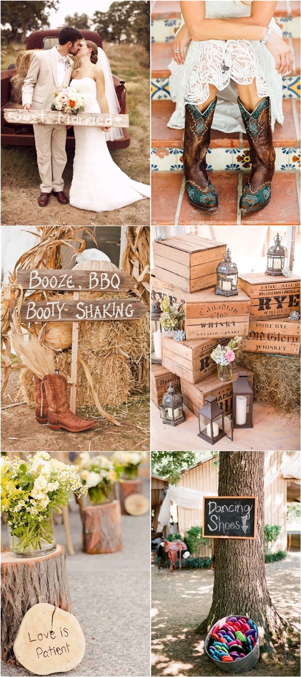 Rustic Country Wedding Ideas & Themes