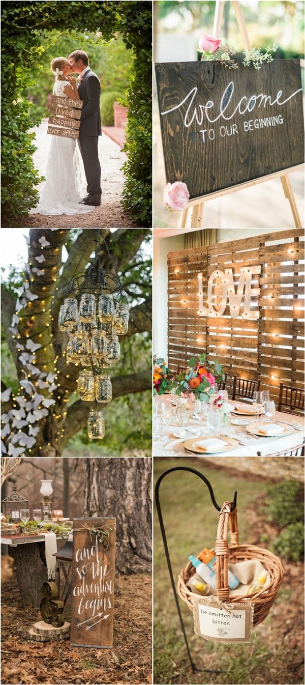 Rustic Wedding Decor Ideas & Country Wedding Themes
