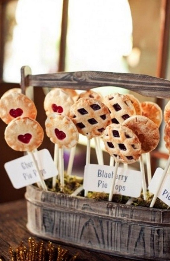 Wedding Pie Food Bar Ideas