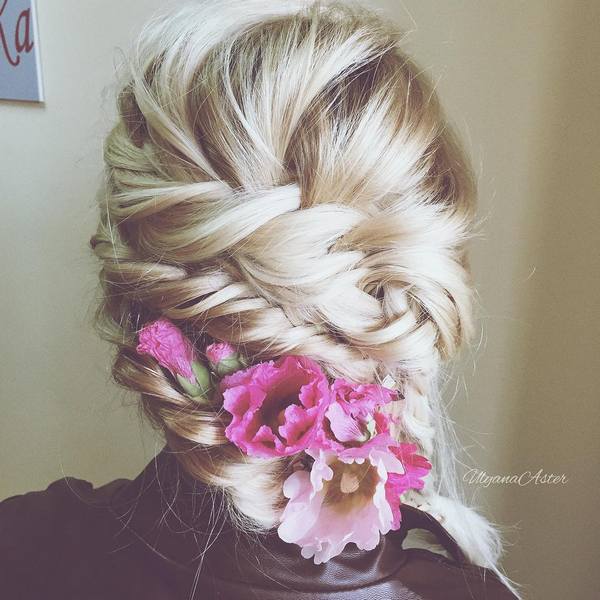 Wedding Updo Hairstyles for Long Hair from Ulyana Aster_02 ❤ See more: http://www.deerpearlflowers.com/wedding-updo-hairstyles-for-long-hair-from-ulyana-aster/