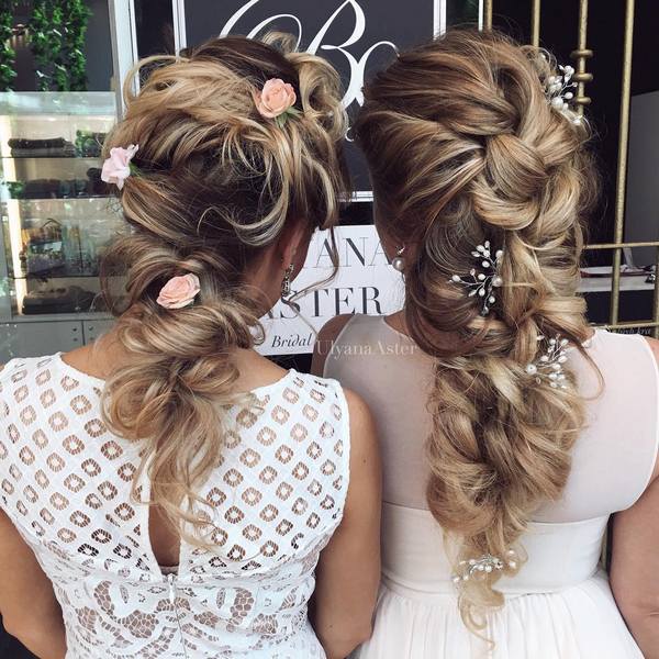 Wedding Updo Hairstyles for Long Hair from Ulyana Aster_06 ❤ See more: http://www.deerpearlflowers.com/wedding-updo-hairstyles-for-long-hair-from-ulyana-aster/