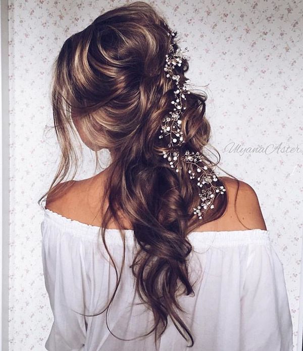 Wedding Updo Hairstyles for Long Hair from Ulyana Aster_07 ❤ See more: http://www.deerpearlflowers.com/wedding-updo-hairstyles-for-long-hair-from-ulyana-aster/