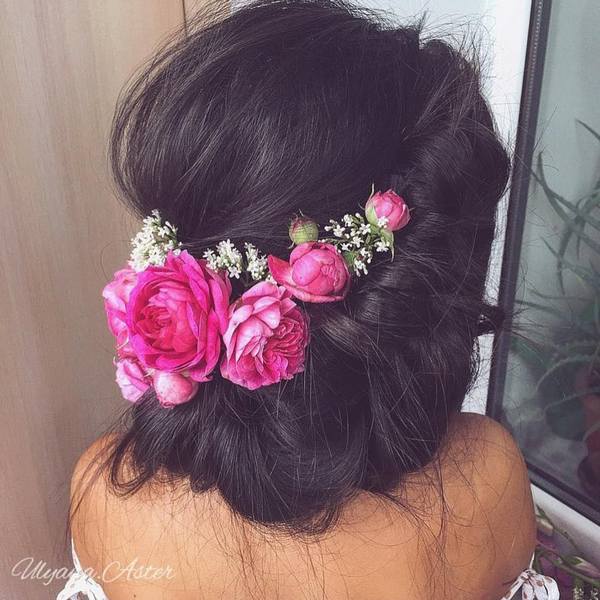 Wedding Updo Hairstyles for Long Hair from Ulyana Aster_09 ❤ See more: http://www.deerpearlflowers.com/wedding-updo-hairstyles-for-long-hair-from-ulyana-aster/