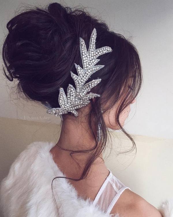 Wedding Updo Hairstyles for Long Hair from Ulyana Aster_10 ❤ See more: http://www.deerpearlflowers.com/wedding-updo-hairstyles-for-long-hair-from-ulyana-aster/