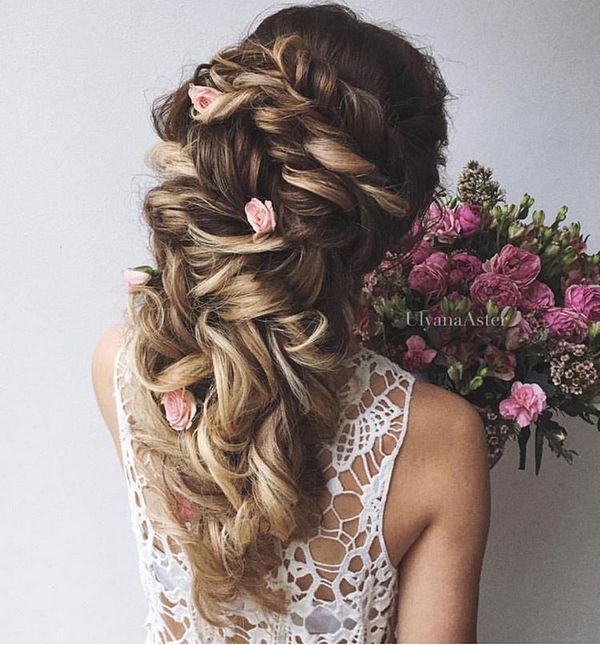 Wedding Updo Hairstyles for Long Hair from Ulyana Aster_11 ❤ See more: http://www.deerpearlflowers.com/wedding-updo-hairstyles-for-long-hair-from-ulyana-aster/