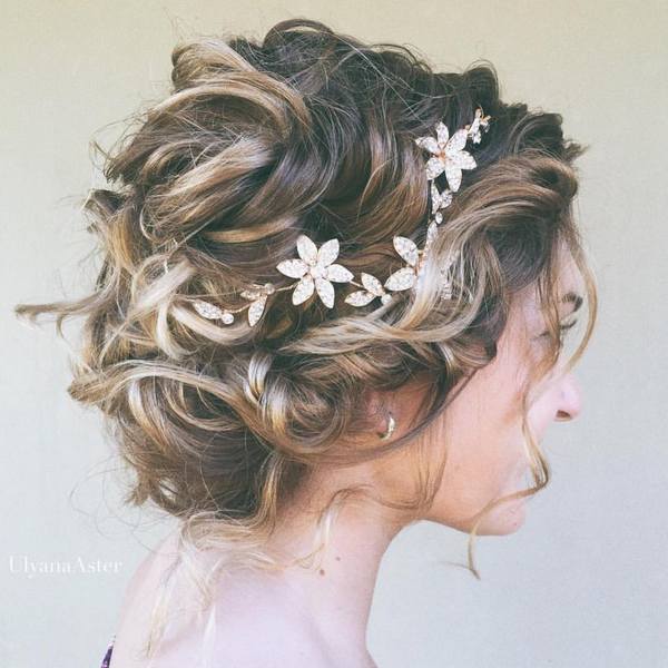 Wedding Updo Hairstyles For Long Hair From Ulyana Aster 13